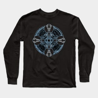 Templar Knight Celtic Cross Long Sleeve T-Shirt